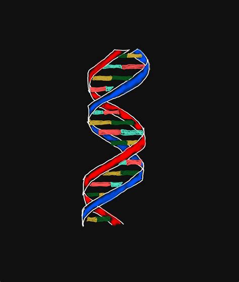 Dna Double Helix Artbiology Science Party Biology Genetics