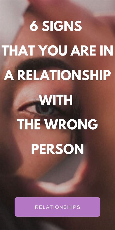 Find The Right Partner Signs You Re In The Wrong Relationship