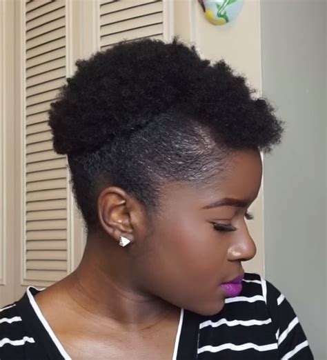 4c Natural Hairstyles How To Do An Afro Puff On Short 4c