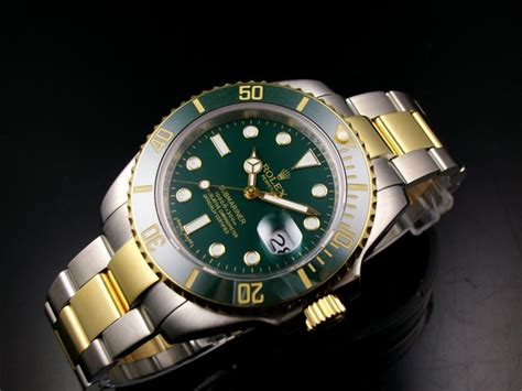 Rolex new green bezel , submariner date 41mm kermit ceramic . Rolex Submariner 116610LV-1Automatic 18k Gold-Green ...