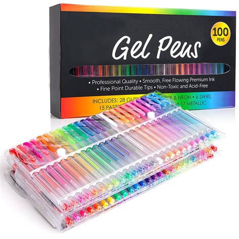 I obviously haven't tried every coloring book under the sun, but i wanted to share with you some of my favorites. 100 Pcs Gel Pen Set Colored Gel Pens WaterColoring Pen ...