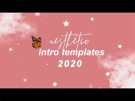 Placeit's youtube banner maker allows you to design in just a few clicks amazing youtube channel art ready to be posted right away. Aesthetic Intro Templates 2020! - YouTube in 2020 ...