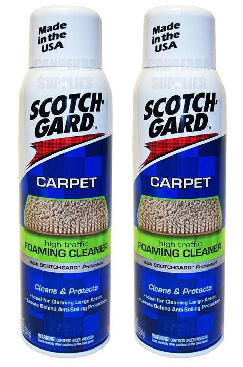 Scotchgard™ fabric and carpet cleaner is great for spot cleaning high traffic areas removes most household stains such as coffee and juice. SCOTCHGARD CARPET FOAMING CLEANER WITH PROTECTOR 514ml ...