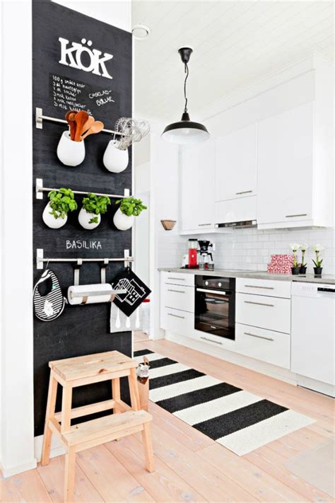 Whether it's for a kitchen wall or any other area, a living herb wall is an innovative and practical idea as most herbs grow in low light. How to Decorate your Kitchen With Herbs: 40+ Ideas - Decoholic