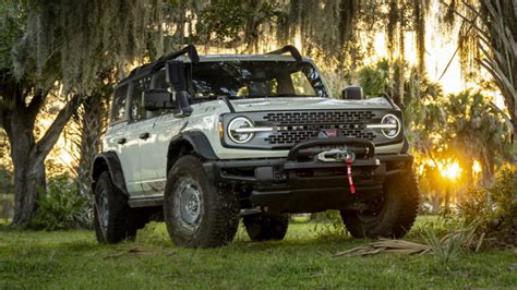 New 2022 Ford Bronco Everglades Edition Features Factory Snorkel And