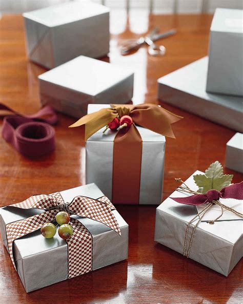 Creative gift wrapping techniques and ideas to help you wrap a present beautifully. Gift-Wrapping Tips and Techniques | Martha Stewart