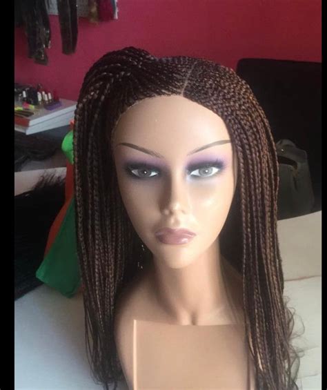 Braided Wig Cornrow Neatly And Tightly Done Etsy