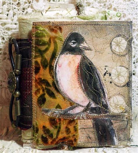 Dj Petit Book Art Altered Art Bird Book