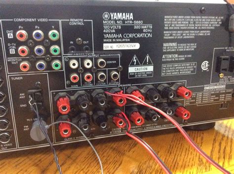 Yamaha Htr 5660 Av Receiver Audiobaza