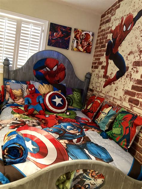 Marvel Avenger Bedroom Superhero Room Kids Room Design Marvel