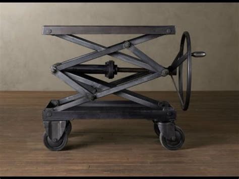 Featuring a tempered glass top, this coffee table with adjustable height is a minimalistic proposition for contemporary interiors. Diy Adjustable Height Coffee Table - YouTube