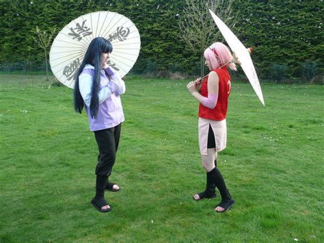 Hinata And Sakura Umbrellas By Sakykeuh On Deviantart