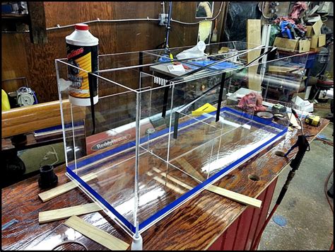 Aquarium stand construction diy aquarium stand just an intro more detailed plans follow the stand also needs to be large enough to house your sump and external pump (if applicable). DIY Acrylic Sump | REEF2REEF Saltwater and Reef Aquarium Forum