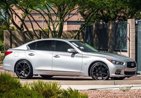 2014 Infiniti Q50 With 20 Giovanna Andros In Matte Black Wheels