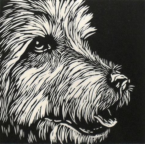 Printmaking Dog Art In 2020 Linocut Art Printmaking Art