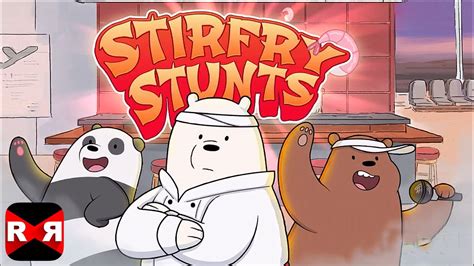 stirfry stunts we bare bears cooking game starring chef ice bear ios android gameplay