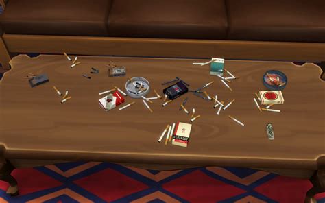 My Sims 4 Blog Smoking Clutter By Simsplex