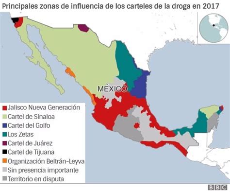 El Mapa Del Crimen Organizado En México Noticias