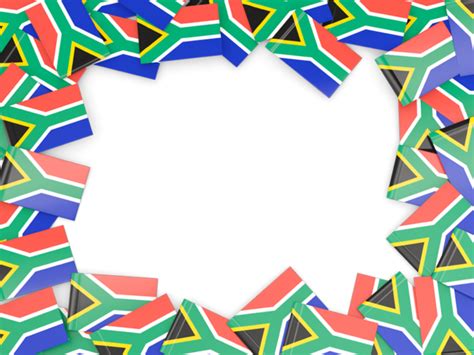 Flag Frame Illustration Of Flag Of South Africa