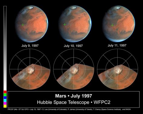 Hubble Space Telescope Images Of Mars
