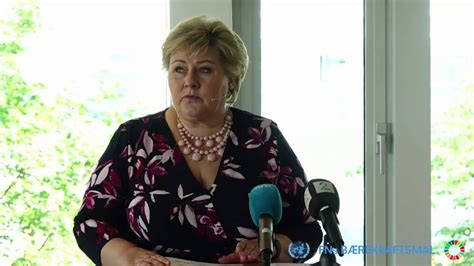 She started her second term after the elections in 2017. Norges oppfølging av FNs bærekraftsmål - statsminister ...