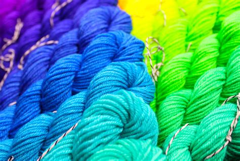 Neon Rainbow Sock Yarn 25 Colors Hand Dyed 7525 Superwash Etsy