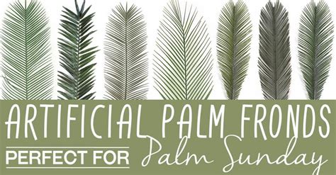 9 Artificial Palm Fronds To Decorate With On Palm Sunday