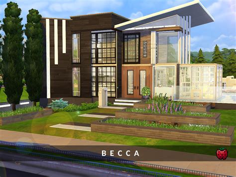The Sims Resource Becca Small Home No Cc By Melapples • Sims 4 Downloads