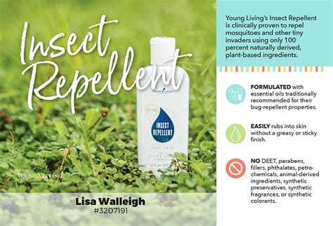 Whether you are spending time in the sun, exercising or taking a hike, you will not want to leave your house without young living's insect repellent. Pin by Lisa Walleigh on Essential Oils | Natural insect ...
