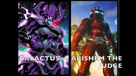Galactus Vs Arishem The Judge Battle 40 Youtube