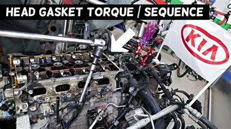 Kia Optima Cylinder Head Gasket Torque Specs And Bolt Sequence 2 4 Gdi