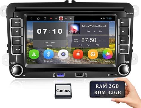 2g32g Android Car Stereo For Vw Gps Navigation 7 Inch Touch Screen Stereo Bluetooth Car