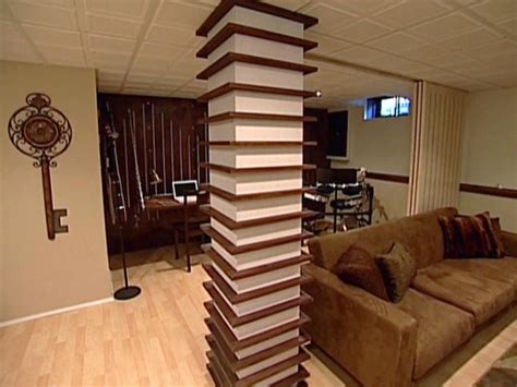 I wanted to try a complex boolean operation with a dinamically generated pattern. Wood Column Wrapped With Shelves | HGTV