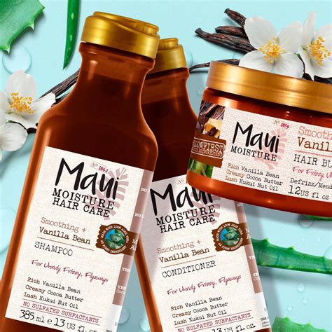 Maui Moisture Smooth And Revive Vanilla Bean Conditioner Ml Maui Moisture Kukui Nut Oil