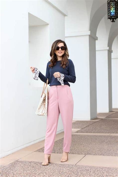 Dusty Pink Pants Outfit Dresses Images 2022