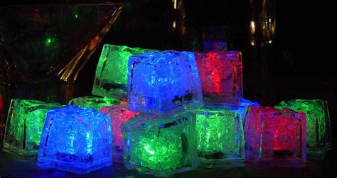 Litecubes Flashing Led Freezable Ice Cubes Rocks 1 Cube