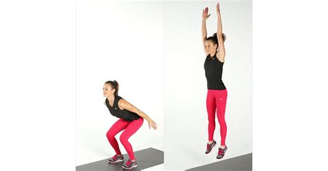 Squat Jumps Strength Exercises With Cardio Popsugar Fitness Photo 4