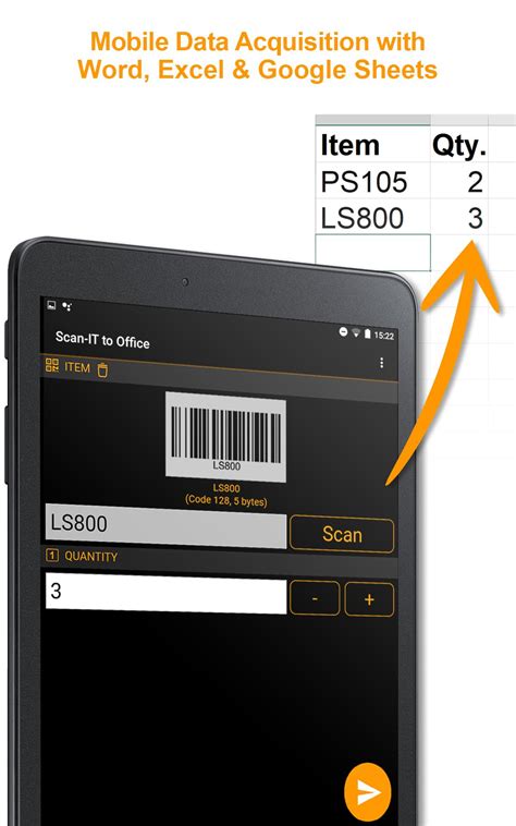 Almost all mobile apps transmit and receive data between phones and remote servers. Mobile Data Collection - Scan-IT to Office for Android ...