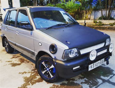 My 9 year old honda civic making an entry to this thread. Modified Black-Grey Maruti 800 with Spoiler - ModifiedX