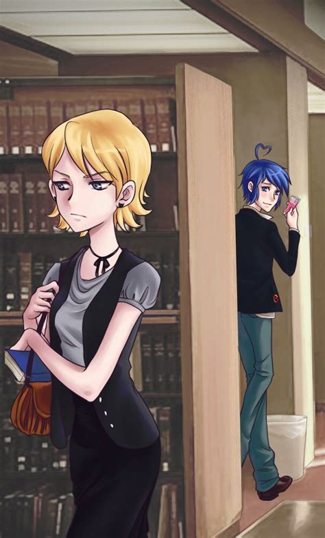 Genderbend Of Marinette And Felix From Miraculous Ladybug And Chat