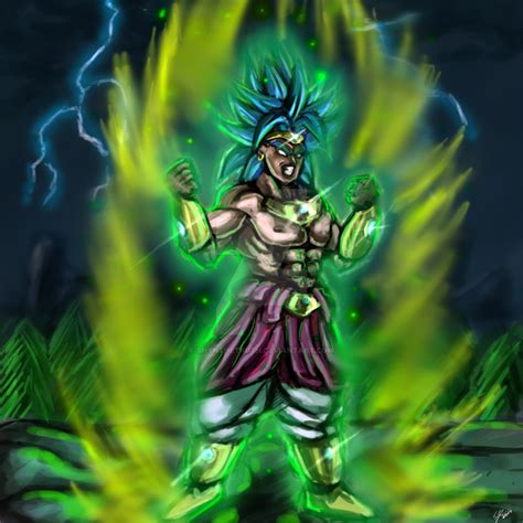 Speed Paint Broly Super Saiyan By Shynthetruth On Deviantart