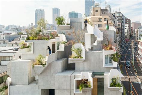 This Tokyo Apartment Building Is A Concrete Jungle Curbed