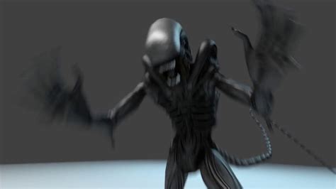 Alien Xenomorph Animation Test Youtube