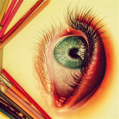 Color Pencil Drawing Art Pencil Eye Drawing Pencil Drawings Art