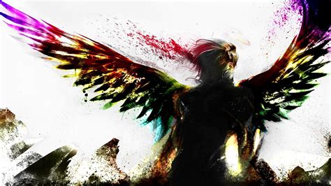 Wallpaper Colorful Illustration Digital Art Fantasy Art Wings