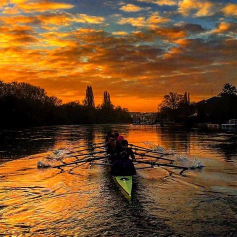 University Of London Sunrise Row2k Rowing Photo Of The Day Rowing