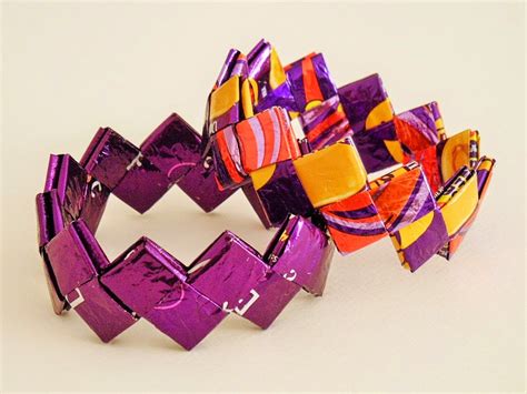 You can get them in light cocoa, dark cocoa, white, and many other colors. Esselle Crafts: Candy Wrapper Bracelets