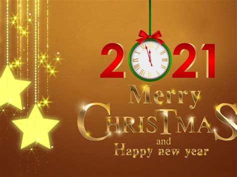 Merry Christmas And New Year 2021 Wallpapers Wallpaper Cave