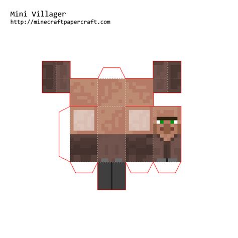 Papercraft designs with tags minecraft. Papercraft Mini Villager | Modelos de papel, Aniversário ...