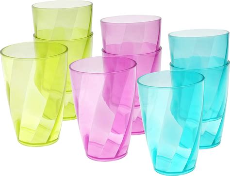 Belle Vous Bicchieri Colorati Plastica Pz Bicchieri Plastica